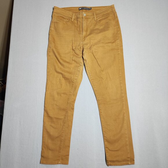 Levi's Denim - Levi's jeans woman's size 12/W31 desert brown colour High-rise Skinny